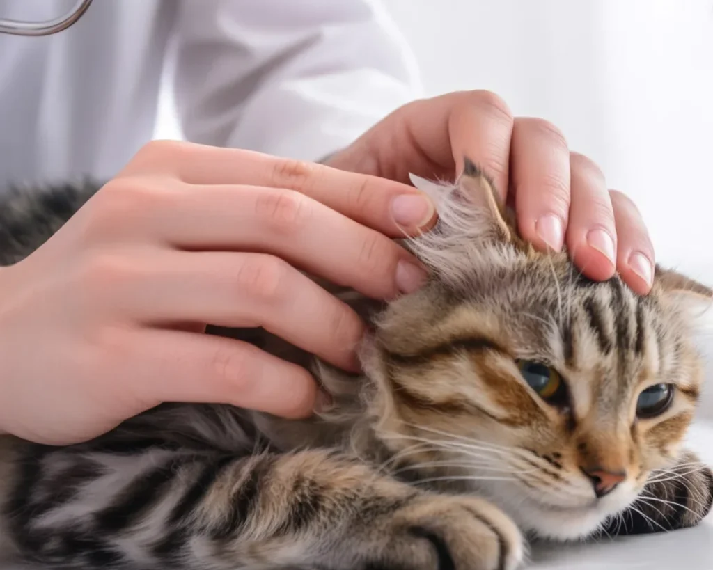 why are my cats ears hot